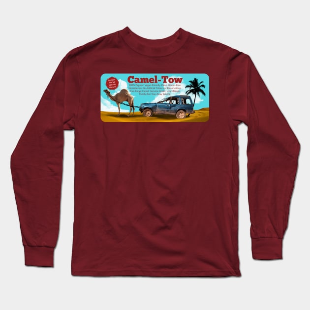 Camel Tow Long Sleeve T-Shirt by SteelWoolBunny